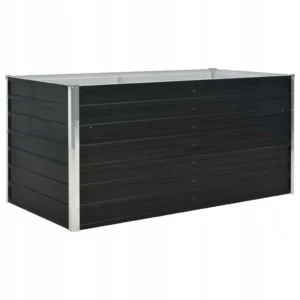 Doniczka metal antracytowa VidaXL 160 cm x 80 x 77 cm