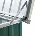 Skrzynia ogrodowa metal 1250 l zielony 6