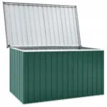 Skrzynia ogrodowa metal 1250 l zielony 5