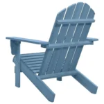 VIDAXL FOTEL OGRODOWY ADIRONDACK NIEBIESKI LITE DREWNO JODŁOWE 11