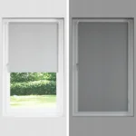 vidaXL Roleta zaciemniająca biała 65x230 cm Szerokość tkaniny 60,7 cm 8