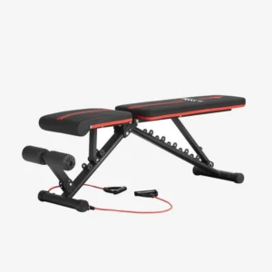Ławka treningowa KM-Fit składana do ćwiczeń regulowana 400 kg 2