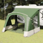 vidaXL Namiot karawana, kempingowy 5-osobowy 410 x 275 x 245 cm Zielony 2