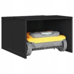 Osłona do kosiarki robotycznej czarna rattan PE 86x90x52/57 cm