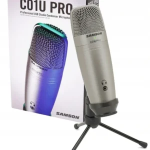 Mikrofon Samson C01U PRO pojemnościowy wielkomembranowy studyjny USB 19mm