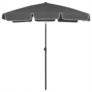 Parasol klasyczny VidaXL szary 180 x 232 cm
