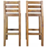 Hokery VidaXL 245800 lite drewno z odzysku 40x40x106 cm 2 szt, solidne 4