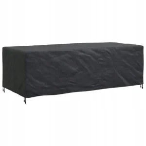 POKROWIEC NA MEBLE OGRODOWE CZARNY 300X140X90CM 420D 2