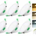 Oprawa halogenowa LED, 230 V, ściemnialny, 7 W, do otworu 68-78 mm, 6szt.