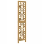 vidaXL Parawan pokojowy, 3-panelowy, lite drewno paulowni 40x160cm 5