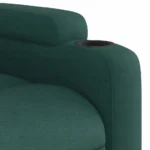 Fotel rozkładany VidaXL zielony 8