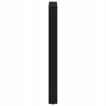 Nogi do stolika kawowego, czarne, 2 szt., 40x(90-91) cm, stal 6