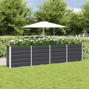 VidaXL Donica Antracytowa 320 x 40 x 75 cm Stal 2