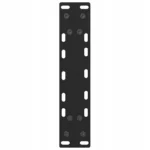 Nogi do stolika konsolowego czarne 2 szt. 28 x (72-73) cm stalowe 7