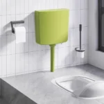 VidaXL Spłuczka do toalety z dolnym dopływem, 3/6 L, oliwkowa 10