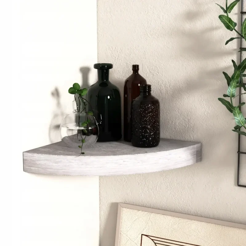 VidaXL Półka płyta MDF 25 x 25 cm odcienie szarości 2