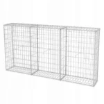 vidaXL Kosz gabionowy, stal galwanizowana, gabion 200x30x100 cm