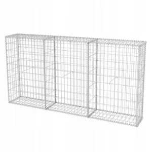 vidaXL Kosz gabionowy, stal galwanizowana, gabion 200x30x100 cm