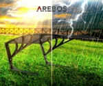 Garaż robota koszącego Arebos poliwęglanowy 102 x 79 x 46 cm czarny 2