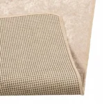 VidaXL DYWAN KREMOWY 100X100CM POLIESTER I PVC 4