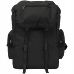 VidaXL Plecak wojskowy 61-80 L czarny 2