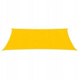 vidaXL Żagiel przeciwsłoneczny, 160 g/m², żółty, 2,5x4,5 m, HDPE 2