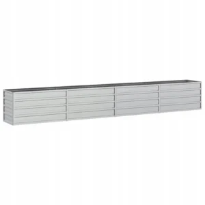 VidaXL Doniczka metal srebrna 320 cm x 40 x 45 cm stal ocynkowana 2