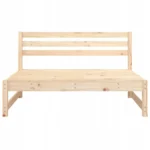 Sofa środkowa do ogrodu, 120x80 cm, lite drewno sosnowe 2