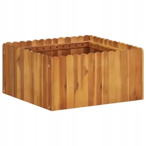 Doniczka drewno beżowy VidaXL 50 x 50 x 25 cm