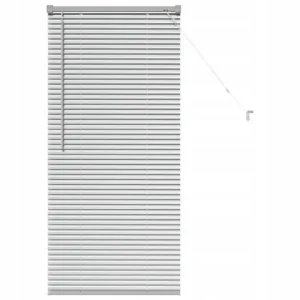 Żaluzja wenecka pozioma VidaXL 55x130 cm aluminiowa srebrna