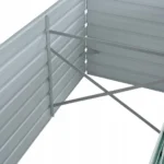 VidaXL Podwyższona donica z galwanizowanej stali 320x80x45 cm, zielona 6