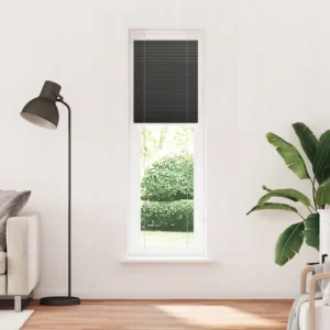 VidaXL Roleta plisowana, czarna 60cm x 200cm 2