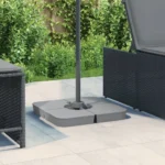 vidaXL Podstawa do parasola, 4-cz., 100 kg, PP, obciążenie parasola