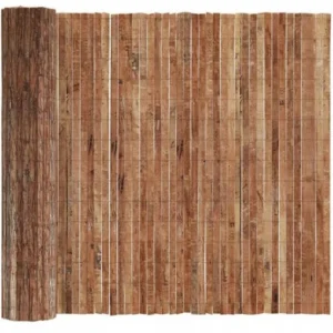 VidaXL Płot z kory Brązowy 600 x 125 cm, kora ozdobna