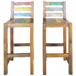 Hokery VidaXL 245800 lite drewno z odzysku 40x40x106 cm 2 szt, solidne 2