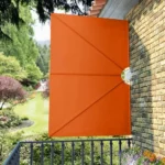 VidaXL Składany parawan tarasowy, terakota, 240x160 cm 10