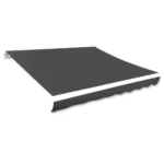 VidaXL Tkanina do markizy, antracytowa, 4,5 x 3 m 2