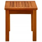 vidaXL Ogrodowy stolik kawowy, 50x35x36 cm, lite drewno akacjowe 2