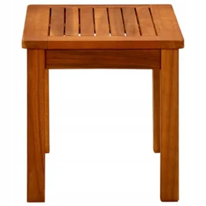 vidaXL Ogrodowy stolik kawowy, 50x35x36 cm, lite drewno akacjowe 2
