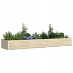 Doniczka stal nierdzewna bezbarwny VidaXL 195 cm x 100 x 45 cm