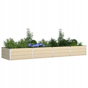Doniczka stal nierdzewna bezbarwny VidaXL 195 cm x 100 x 45 cm