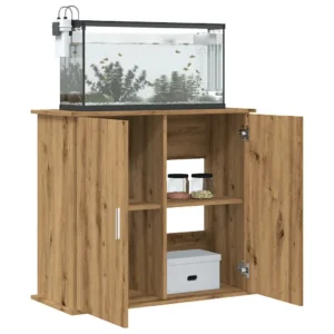 VidaXL Szafka pod akwarium, dąb artisan, 81x36x73 cm 2