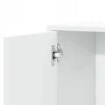 vidaXL Szafka, biała, 60x31x70 cm, materiał drewnopochodny 8