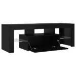 VidaXL Szafka RTV z podświetleniem LED, czarny dąb, 120x35x40 cm 11