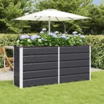 vidaXL Donica Antracyt 160 x 40 x 75 cm Stal 2