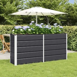 vidaXL Donica Antracyt 160 x 40 x 75 cm Stal 2