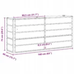 vidaXL Donica Antracyt 160 x 40 x 75 cm Stal 7