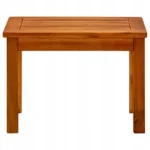 vidaXL Ogrodowy stolik kawowy, 50x35x36 cm, lite drewno akacjowe 7