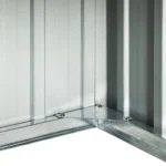 Garaż dla kosiarki robotycznej VidaXL 92x97x63 cm galwanizowana stal 8