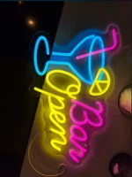 Neonowe światło LED do baru otwartego, neonowe światło Neon Bar Open
